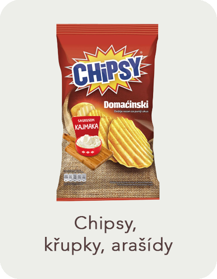Chipsy a arašídy