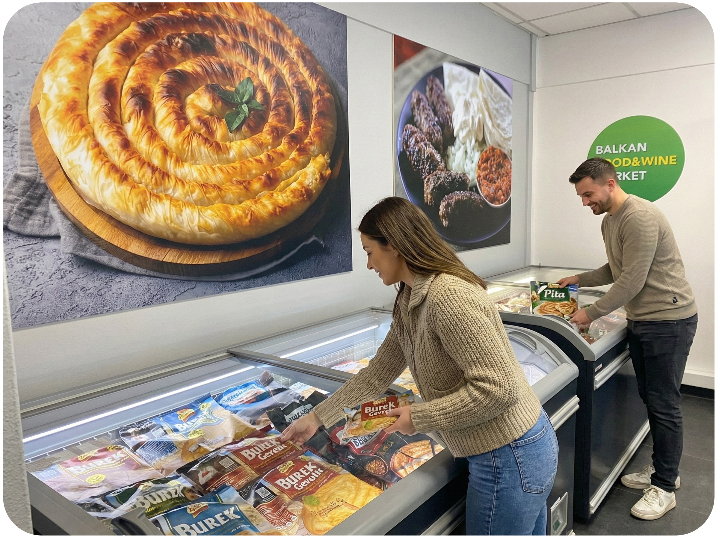 Interior Balkan Food Market