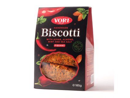 Biscotti with Ajvar, Almond, Mint (PIQUANT) 1