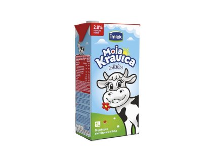 Moja kravica mléko 2,8%mm. 1l.